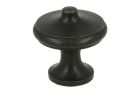 Knob cast iron black big Ø 33mm H34mm