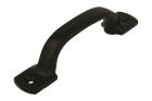 Pull handle 120mm cast iron black powder coated