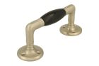 Pull handle 140mm satin nickel bakelite