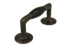 Pull handle 140mm antique brass bakelite