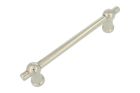 Kitchen handle "Chemin de fer" nickel 128mm