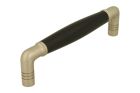 Kitchen handle 1920's satin nickel 128mm Center-To-Center