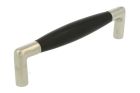 Kitchen handle nickel ebony