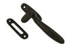 Window fastener "Dudok" black cast iron left