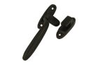 Window fastener black cast iron "Dudok" right