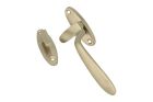 Window fastener "dudok style" satin nickel left