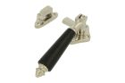 Window fastener (1890) nickel ebony Left
