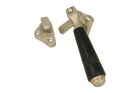 Window fastener (1908) satin nickel bakelite Left