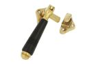 Window fastener (1908) polished brass ebony Right