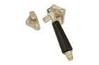 Window fastener satin nickel ebony Left (1904)