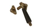 Window fastener antique brass ebony Left (1904)