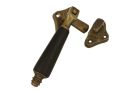Window fastener antique brass ebony Right (1904)