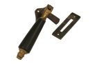 Window fastener reversible antique brass bakelite (1915)