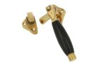 Window fastener polished brass bakelite Left (1926)