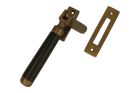 Window fastener reversible antique brass ebony (1918)