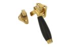 Window fastener polished brass bakelite Left (1936)