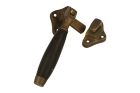Window fastener antique brass ebony Right (1936)