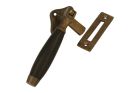 Window fastener reversible antique brass ebony (1936)
