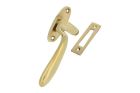 Window fastener polished brass right