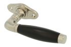 Window handle with rosette nickel ebony (1931)