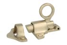Transom window latch satin nickel rabetted door frame