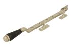 Window stay satin nickel bakelite 300mm (1908)