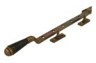 Window stay antique brass bakelite 300mm (1908)