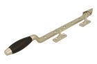 Window stay satin nickel ebony 315mm (1932)