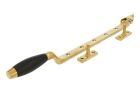 Window stay modern design polished brass ebony 315mm