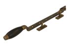 Window stay modern design antique brass ebony 315mm