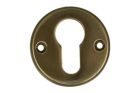 Round euro cylinder escutcheon antique brass. Price per piece