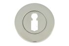 Key escutcheon nickel round concealed escutcheon Ø 50mm