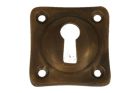 Key escutcheon antique brass. Price per piece