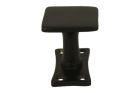 Door knob square brass black powder coated (1932)