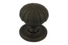 Door knob cast iron black big