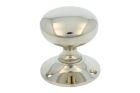 Door knob round nickel