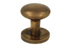 Modern design round door Knob antique brass