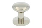 Modern design round door Knob shiny nickel