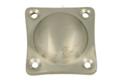 Cover rosette satin nickel 37x37mm, height 14mm