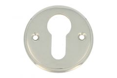 Round euro cylinder escutcheon nickel. Price per piece