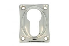 Escutcheon for euro cylinder nickel. Price per piece