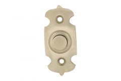 Bell push satin nickel 25x55mm