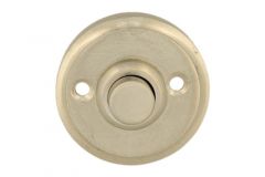 Bell push satin nickel Ø40mm