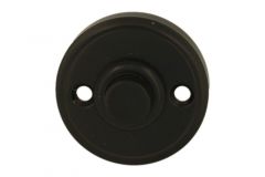 Bell push brass black powder coated Ø40mm