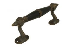 Pull handle 175mm elegant model with curve antique brass