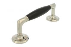 Pull handle 180mm nickel ebony