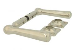 Door handles nickel pair (1916)