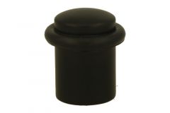 Door stop black floor/wall mounting 26mm×29mm