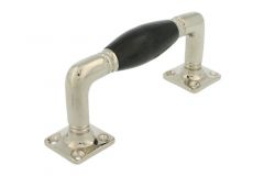 Pull handle 130mm nickel bakelite