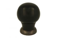 Cabinet knob bakelite with antique brass 39mm H48mm